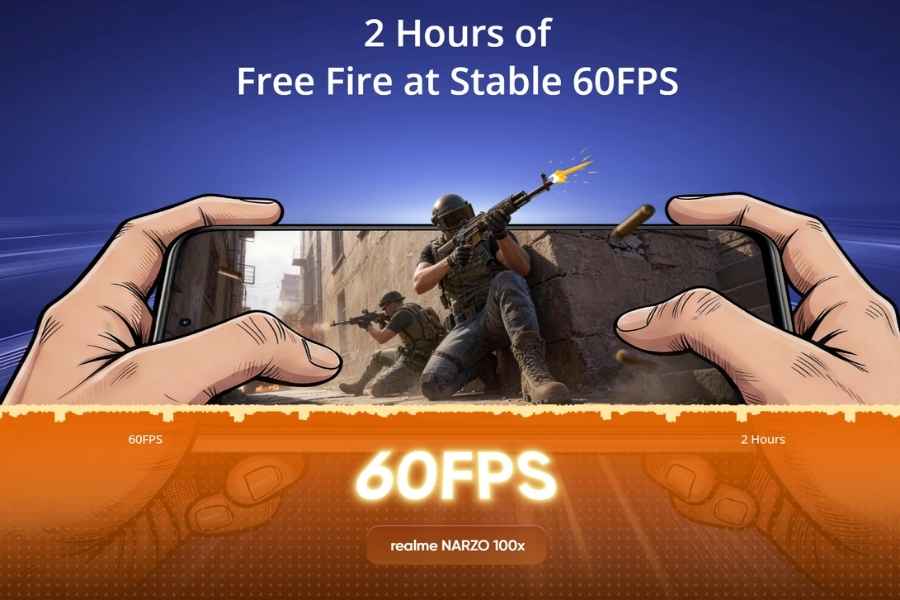 Realme Narzo 100x 5G PUBG Gaming