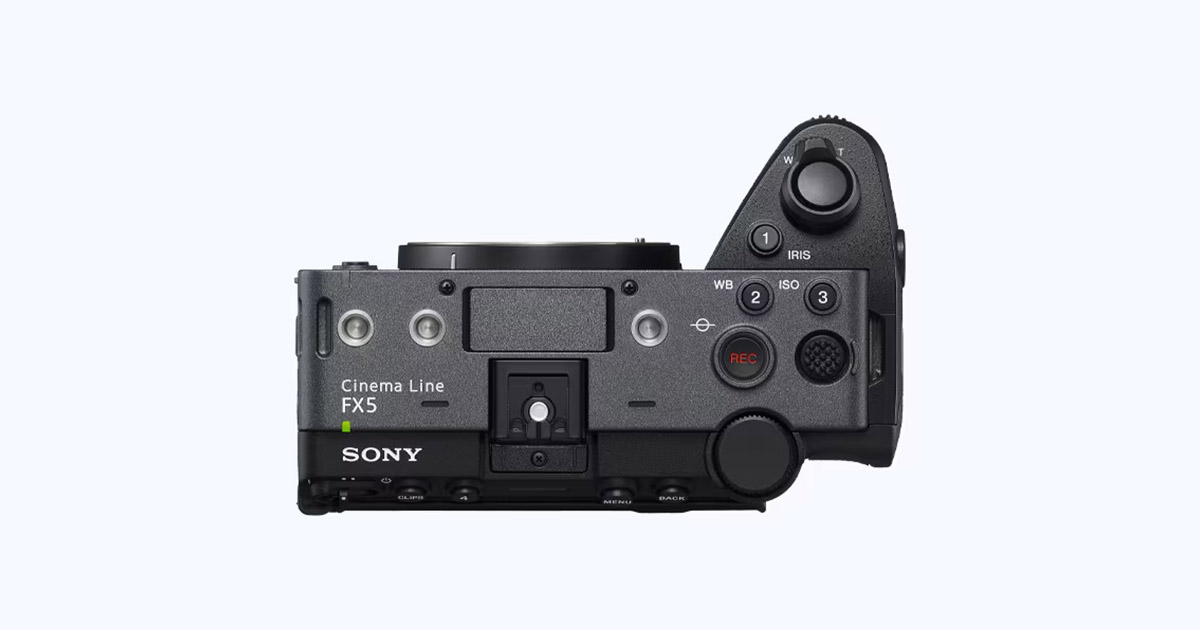 Sony FX5 launched with 5K Open Gate recording and internal X-OCN RAW