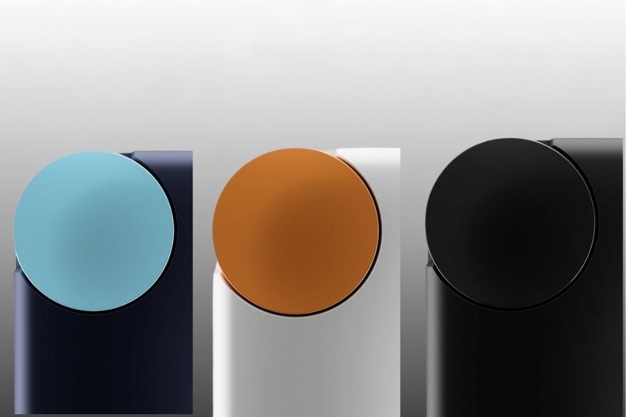 CMF Buds Neo chariging case in three diffrent color