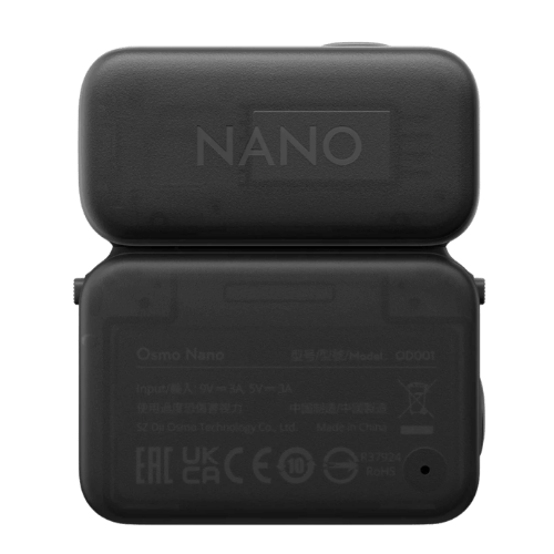 DJI Osmo Nano Camera and Multifunctional Vision Dock attached Back View