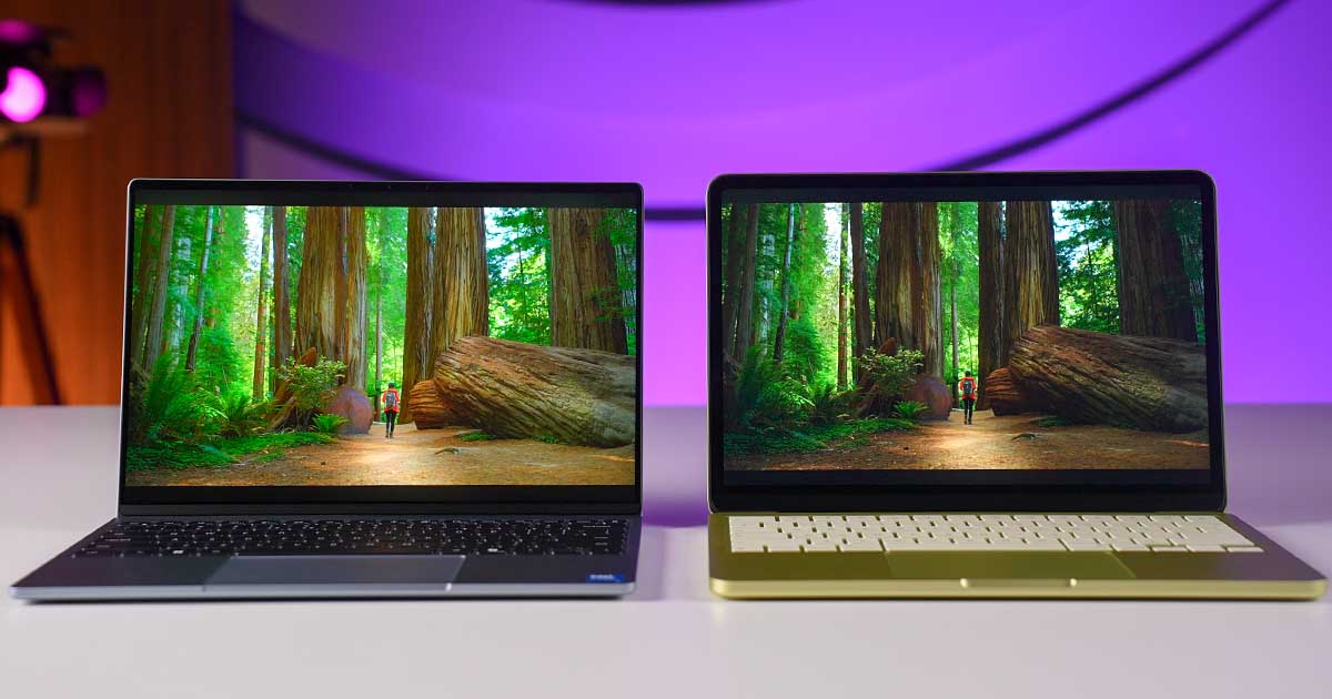 Dell XPS 13 and Macbook Neo Display