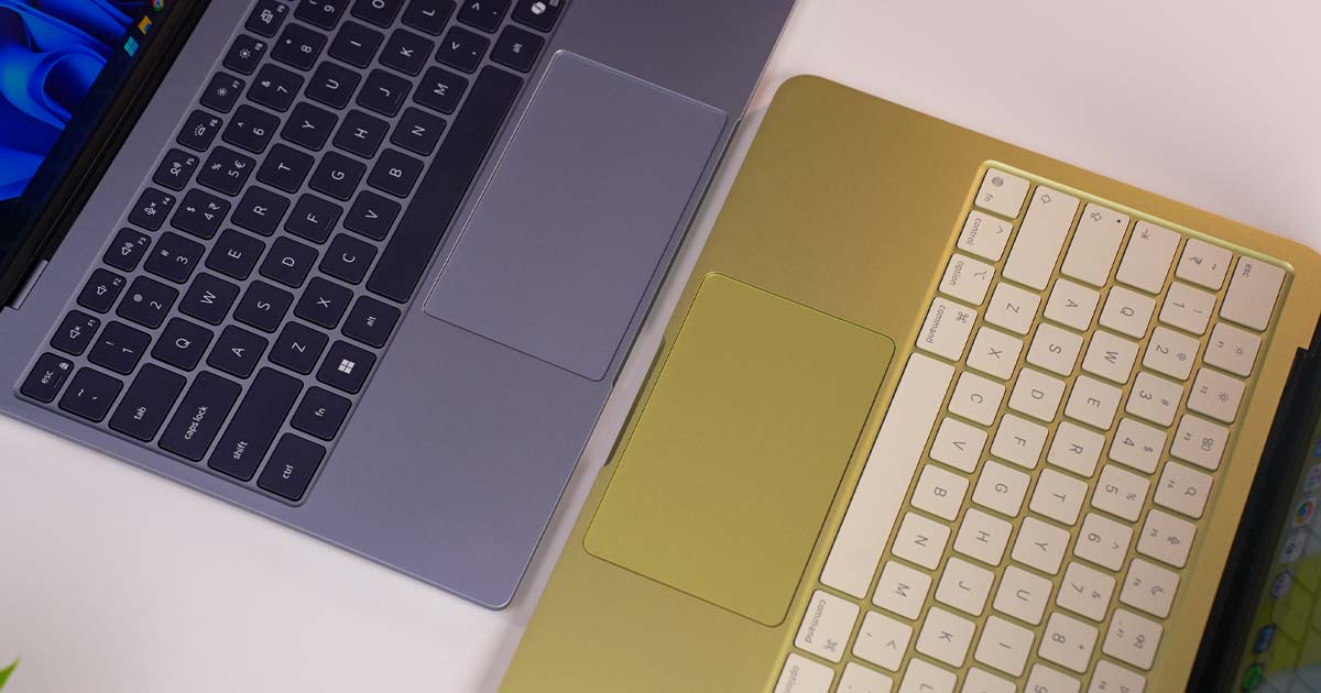 Dell XPS 13 and Macbook Neo Trackpad