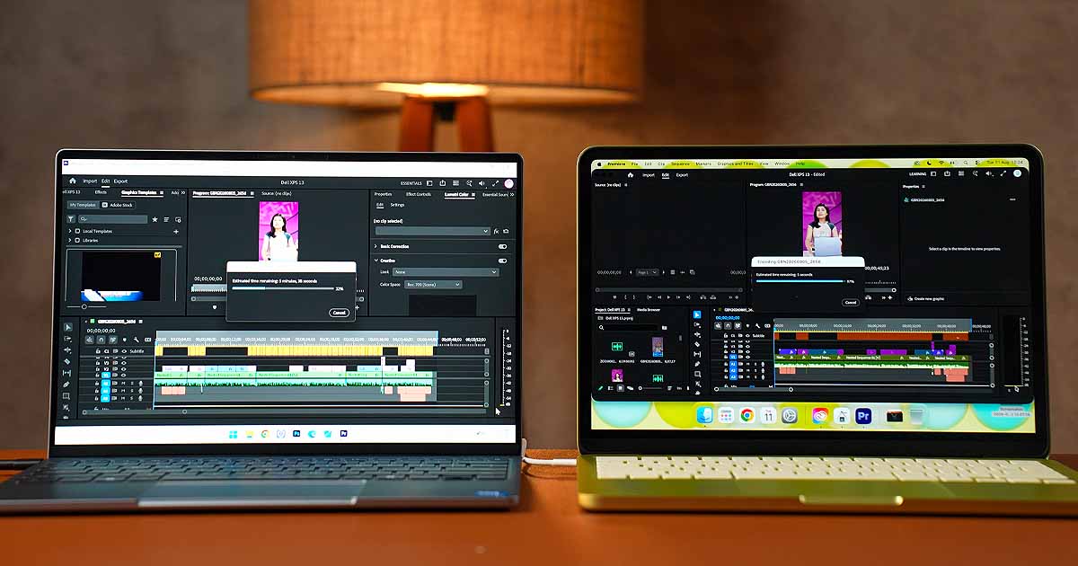 Dell XPS 13 and Macbook Neo performance
