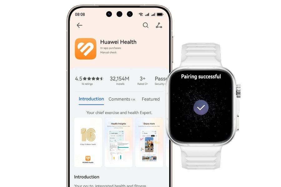 Huawei Watch Fit 5 Pro App pairing
