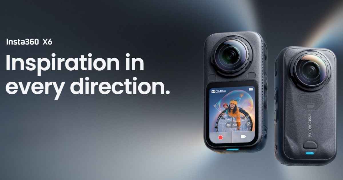 Insta360 X6 coming soon to Nepal with 8K 50fps video and 120MP 360° camera!
