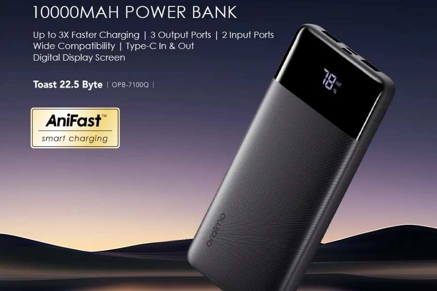 Oraimo Toast 22 point 5 Byte OPB 7100Q PowerBank