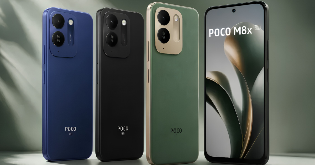 POCO M8x launched in India with 7,900mAh battery and Snapdragon 4 Gen 5!