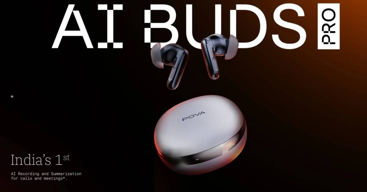 TECNO POVA AI Buds Pro arrives with 48dB ANC and AI-powered features!