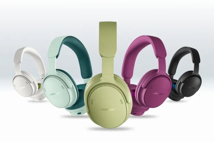 QuietComfort Headphones 2nd Gen Design in five diffrent colors