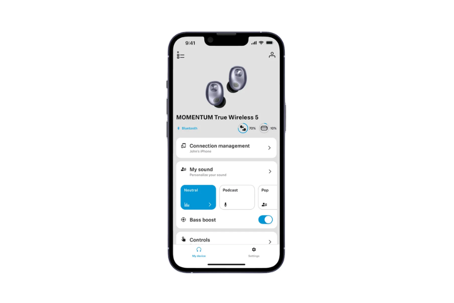 Sennheiser MOMENTUM True Wireless 5 Smart Control App