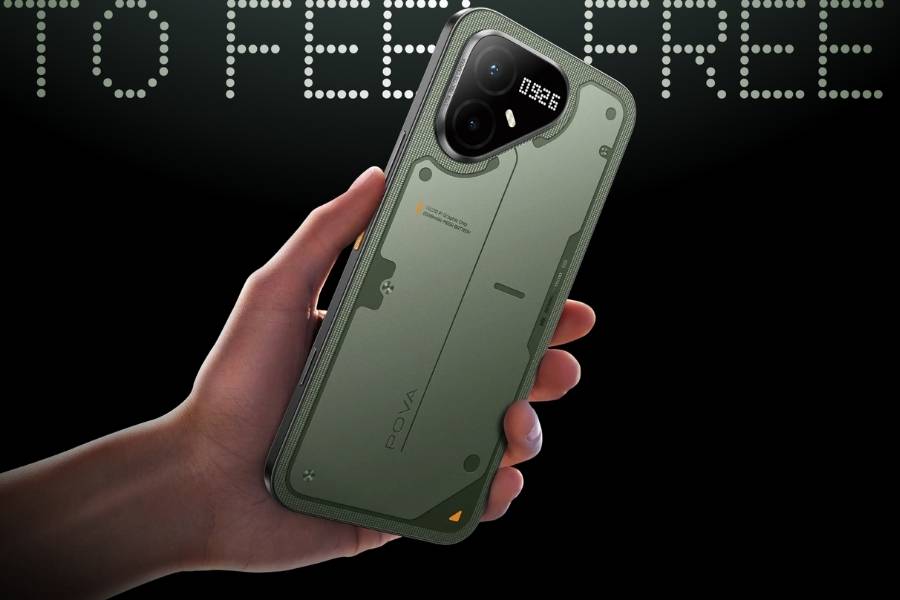 TECNO POVA 8 Pro 5G Interstellar Spaceship-inspired design
