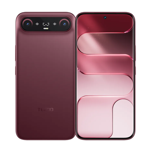 Tecno Camon Slim Burgundy Red