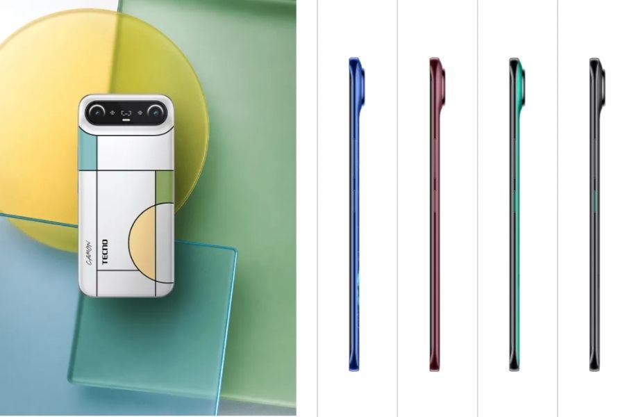 Tecno Camon Slim design