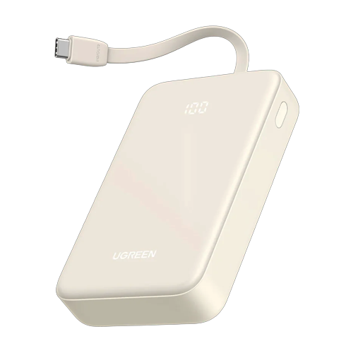 Ugreen 20000mAh Power Bank with Built-in Cable