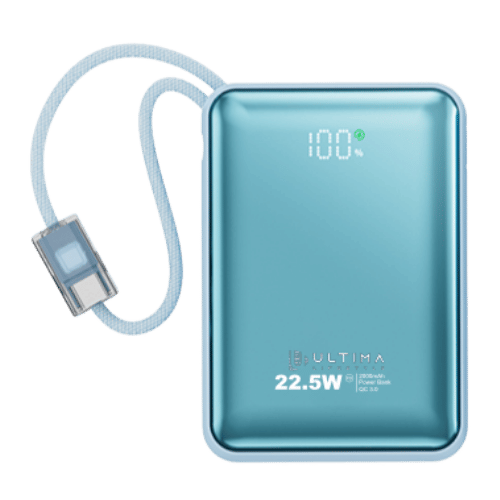 Ultima Boost 20K Mini Powerbank Front View