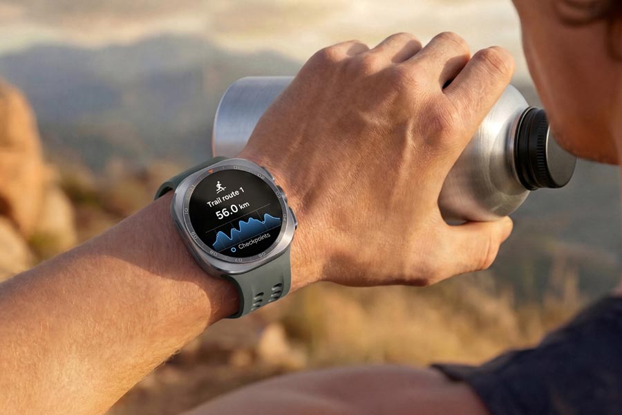 Wearing the Samsung Galaxy Watch Ultra 2 outside