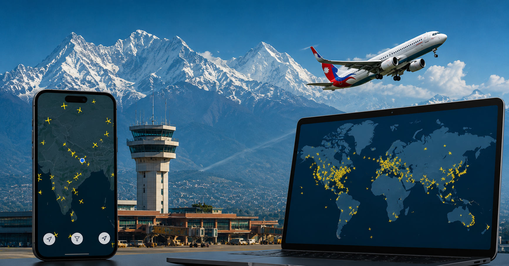 Flight Tracker in Nepal: How to Track Flights?