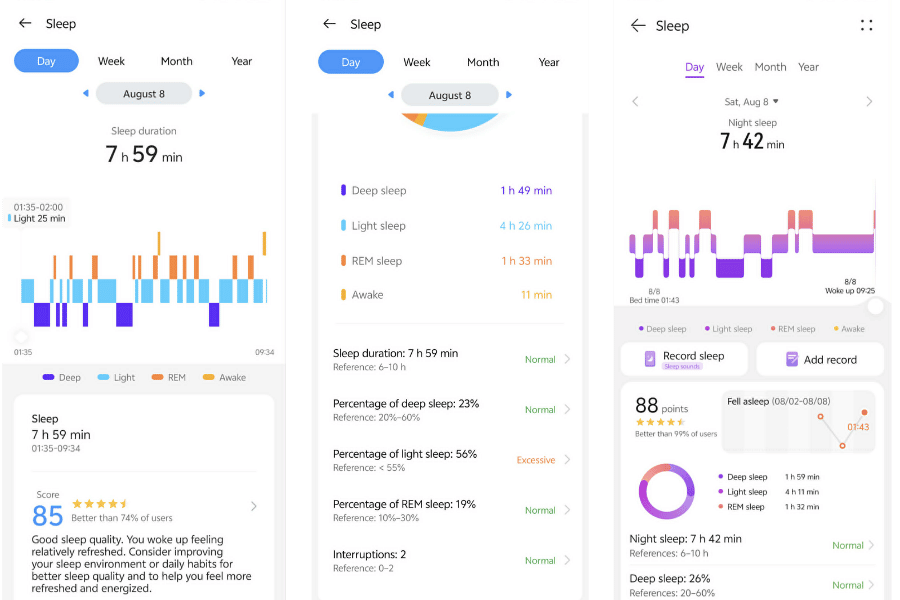 realme watch 5 vs gt 6 pro sleep tracking