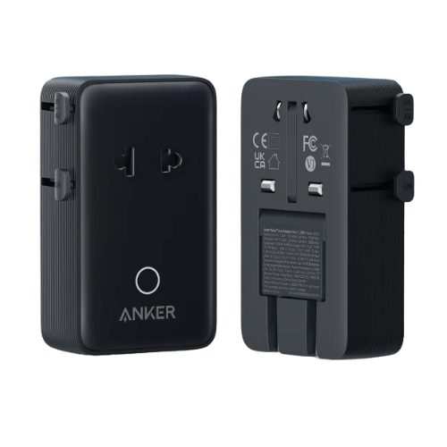 Anker Nano Travel Adapter 5-in-1, 20W, 1-Pack Black