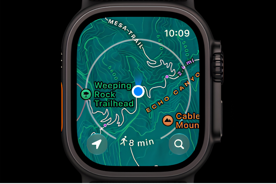 Apple Watch Ultra 4 GPS and outdoor features