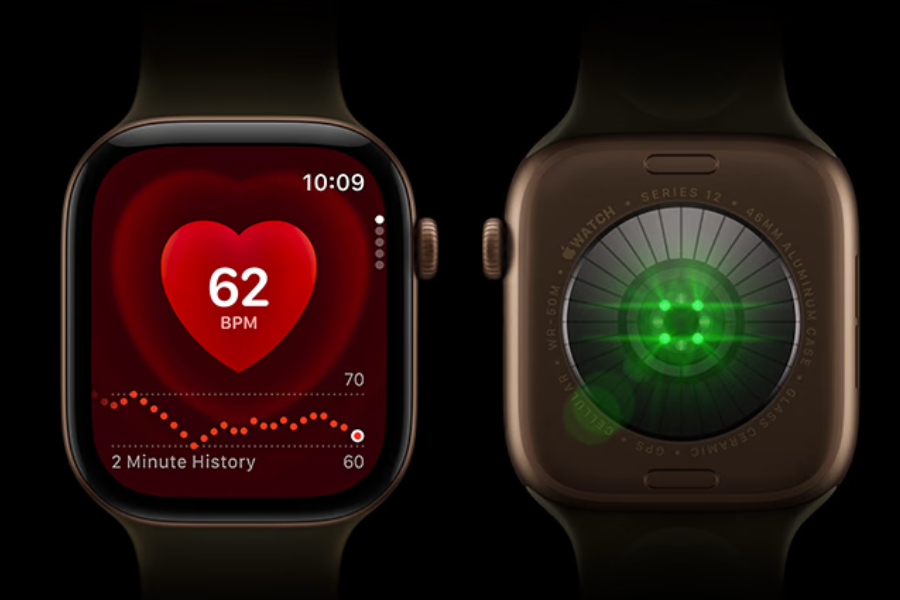 Apple watch health sensing system