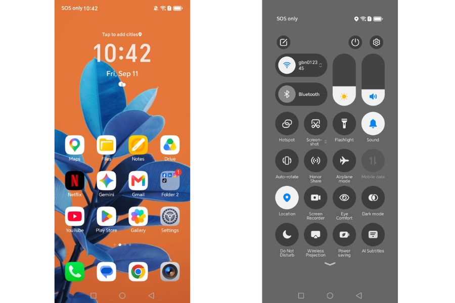 Honor-X7e-vs-X6e-UI-Elements