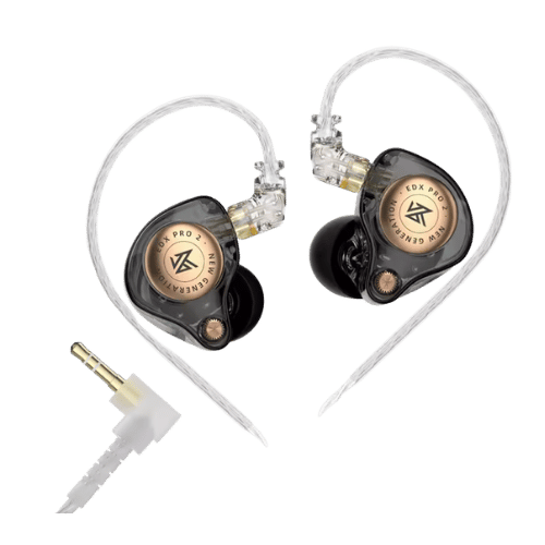 KZ EDX Pro 2 Black with 3 point 5 mm jack