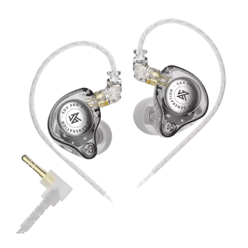 KZ EDX Pro 2 Transparent with 3 point 5 mm jack