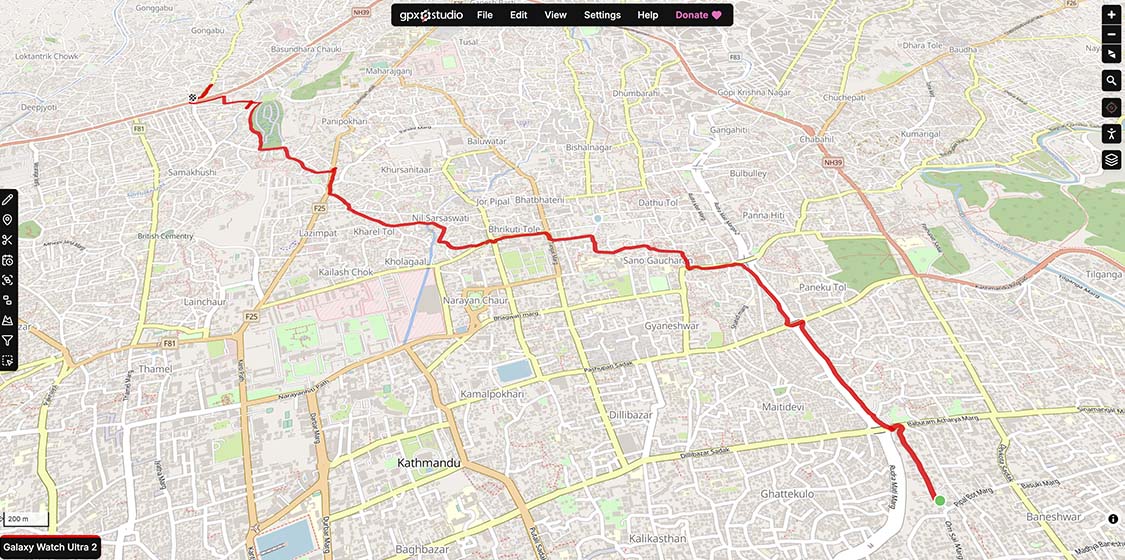 Location tracking on Galaxy Watch Ultra 2