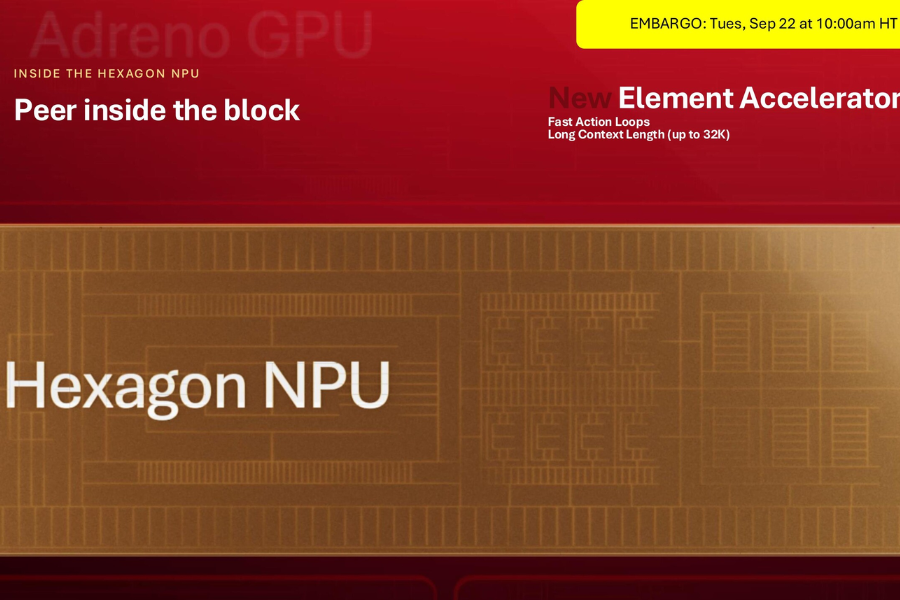Qualcomm Hexagon NPU with Element Accelerator
