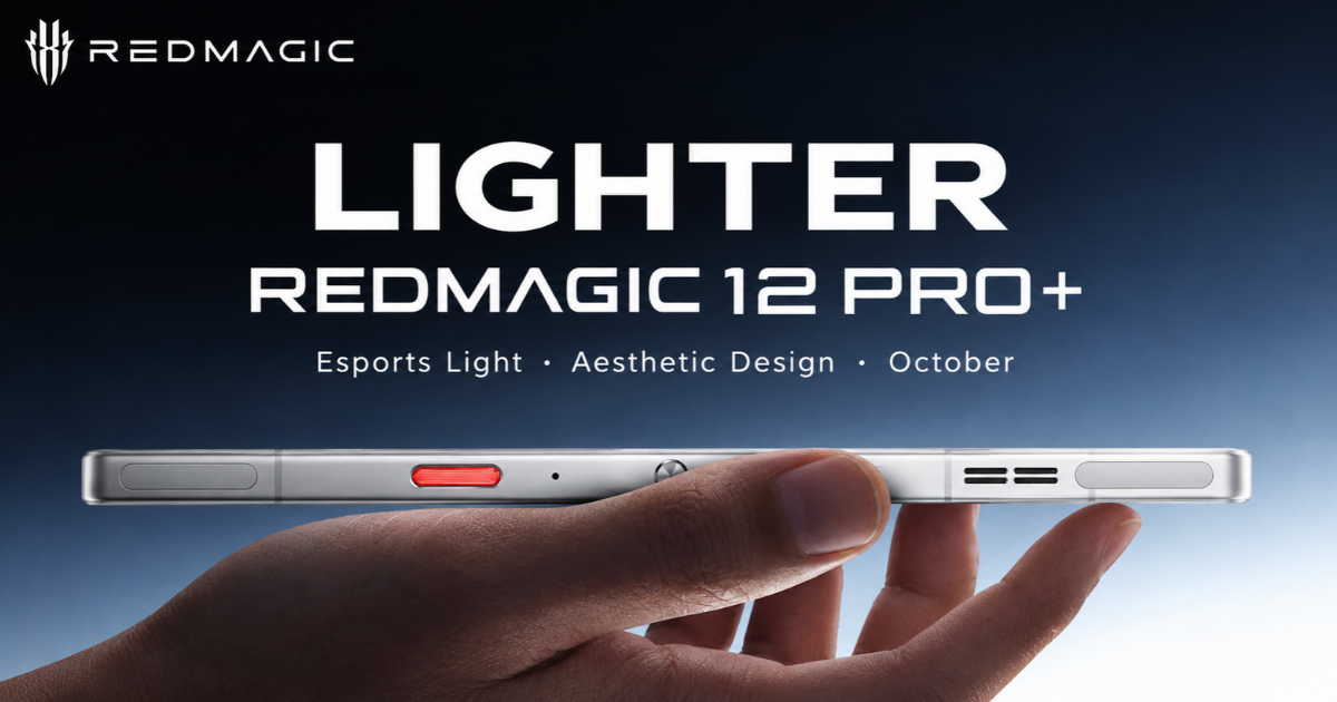 RedMagic 12 Pro+ Teased With 0.96mm Bezels and a Lighter Build!