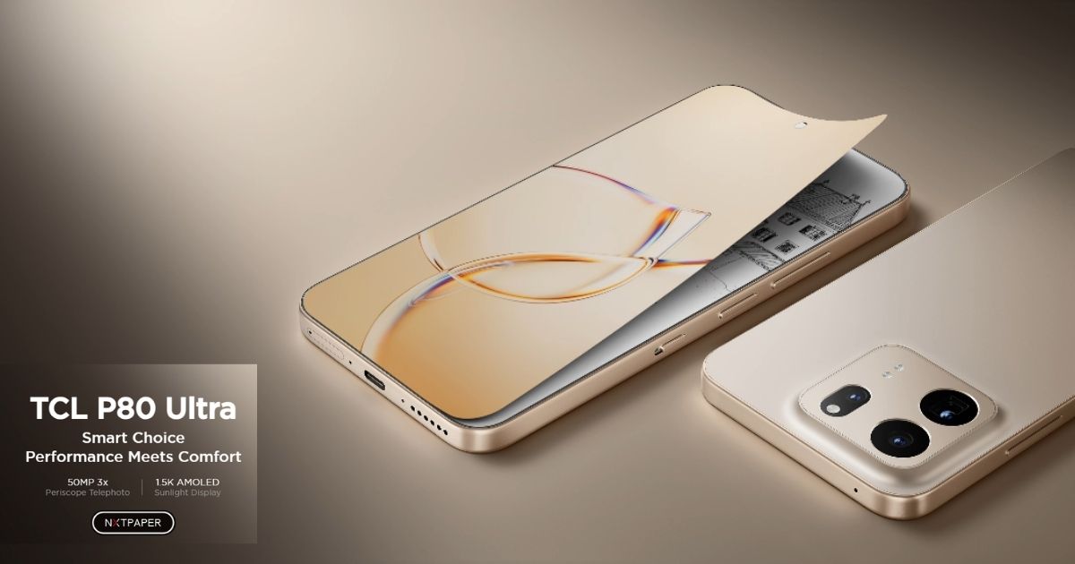 TCL P80 Ultra goes official with a 120Hz NXTPAPER AMOLED display and 3x periscope camera!