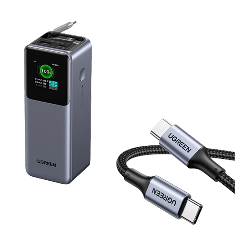 UGREEN Nexode Power Bank 20000mAh 165W with cables
