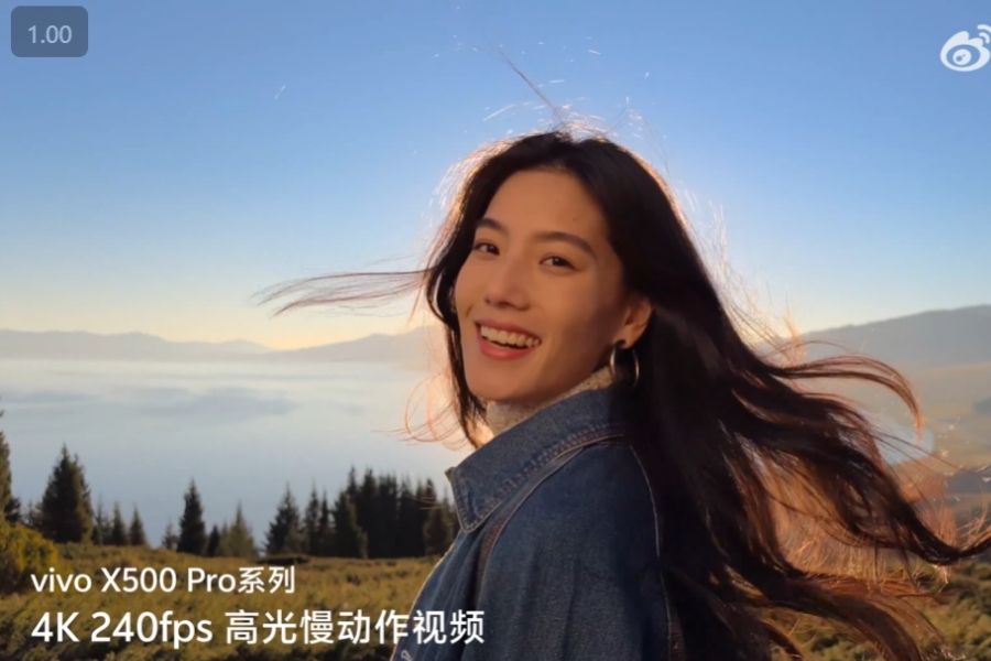 Vivo X500 Pro series slow motion video capturing