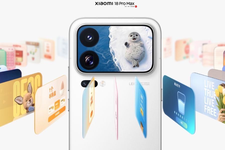 Xiaomi 18 Pro Max rear display