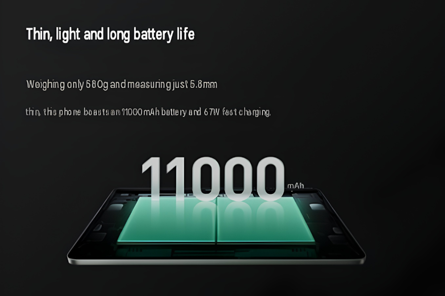 Xiaomi Pad 9 Pro 11,000 mAh Battery 
