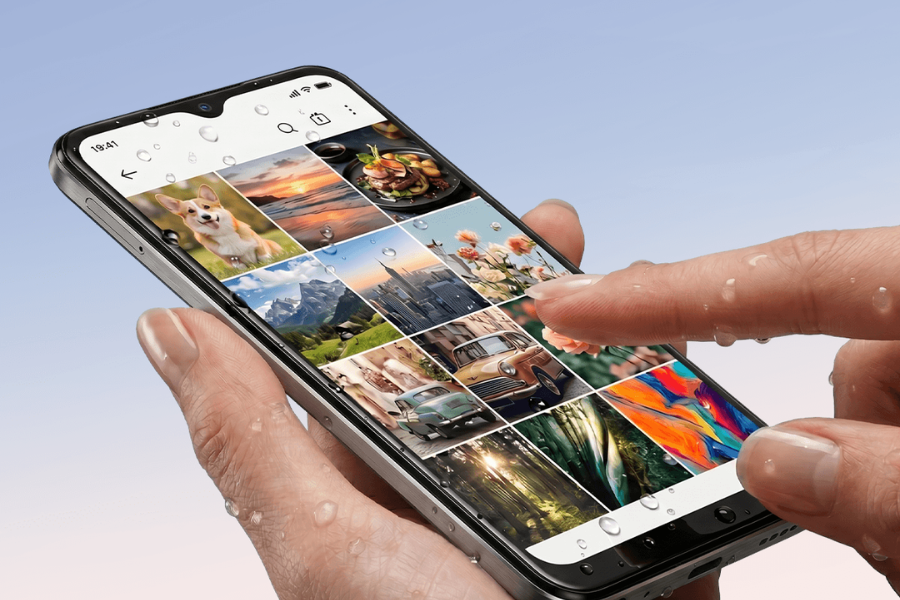 ZTE Wet & Oily Hand Touch feature