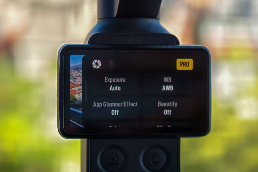 DJI Pocket 4P Pro Controls