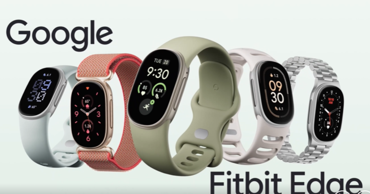 Google launches Fitbit Edge with AMOLED display and built-in GPS tracking!