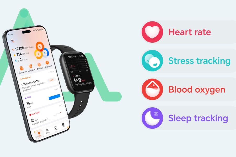 Honor Watch X5 Play Health and Fitness