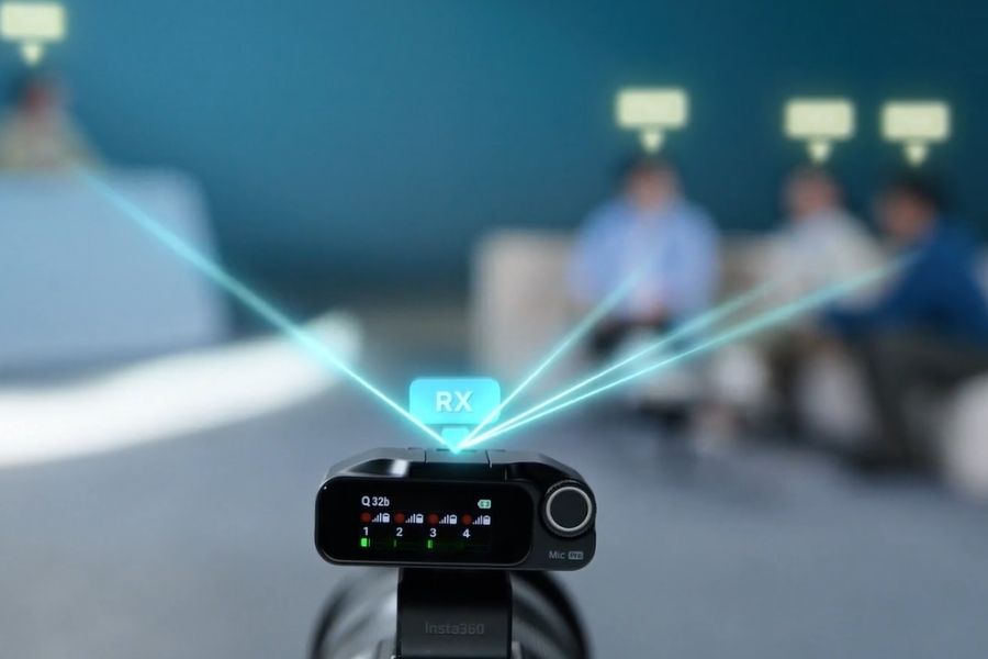 Insta360 Mic Pro audio modes