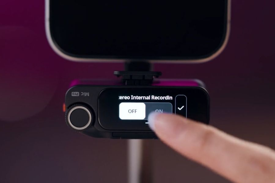 Insta360 Mic Pro recording