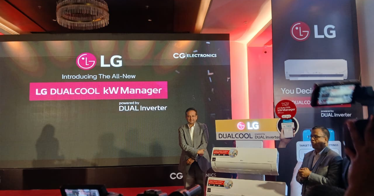 LG DualCool kW Manager AC Now Available in Nepal with Hot & Cold Mode and Energy Usage Tracking!