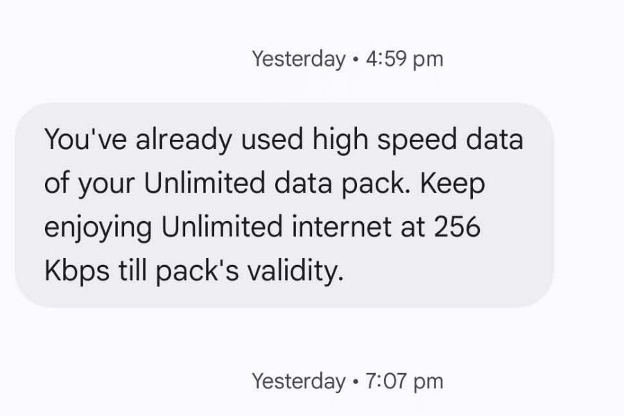 Ncell's Multi-Day Unlimited Data Pack Has Another Problem