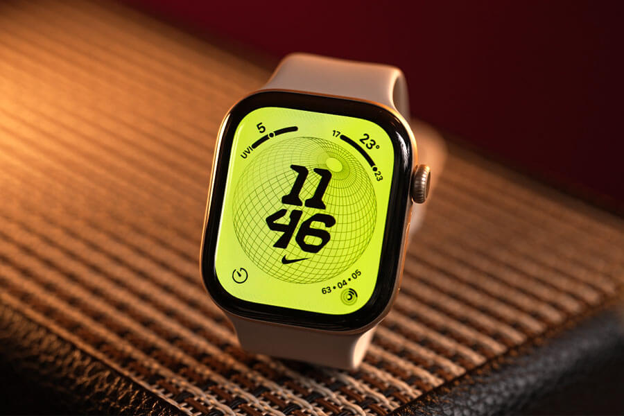 Nike watchface on the Apple Watch Series 12