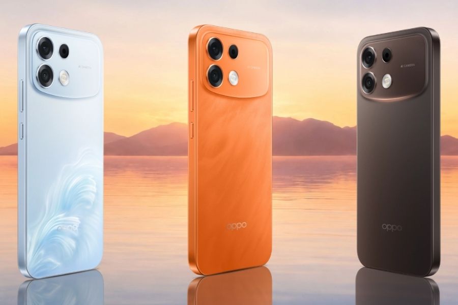 OPPO F35 Pro Design in three diffrent colors