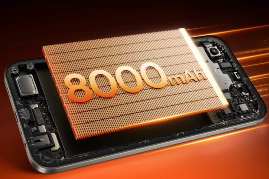 Realme P4x battery