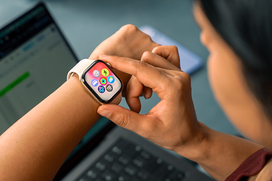 Wearing the Apple Watch Series 12