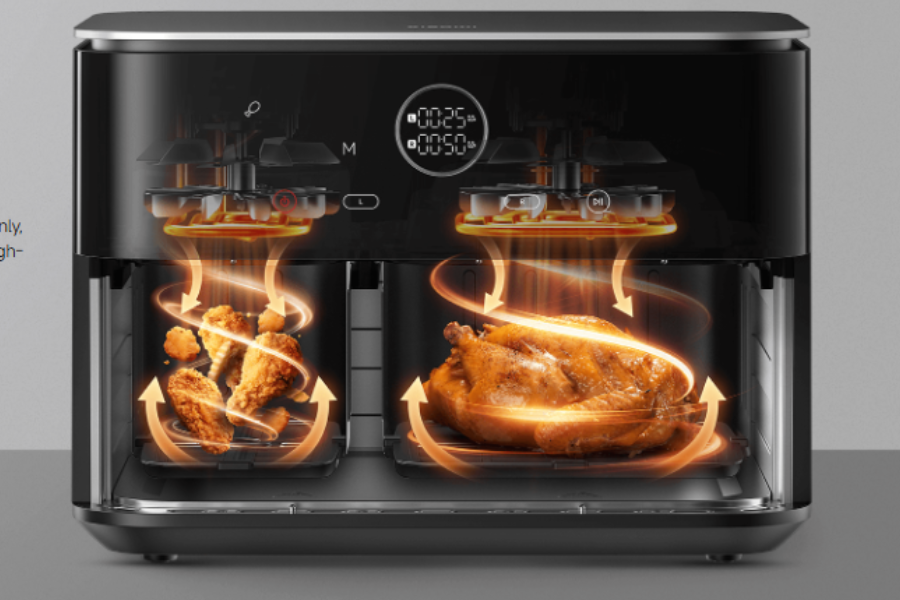 Xiaomi Dual Zone Air Fryer 10L two baskets