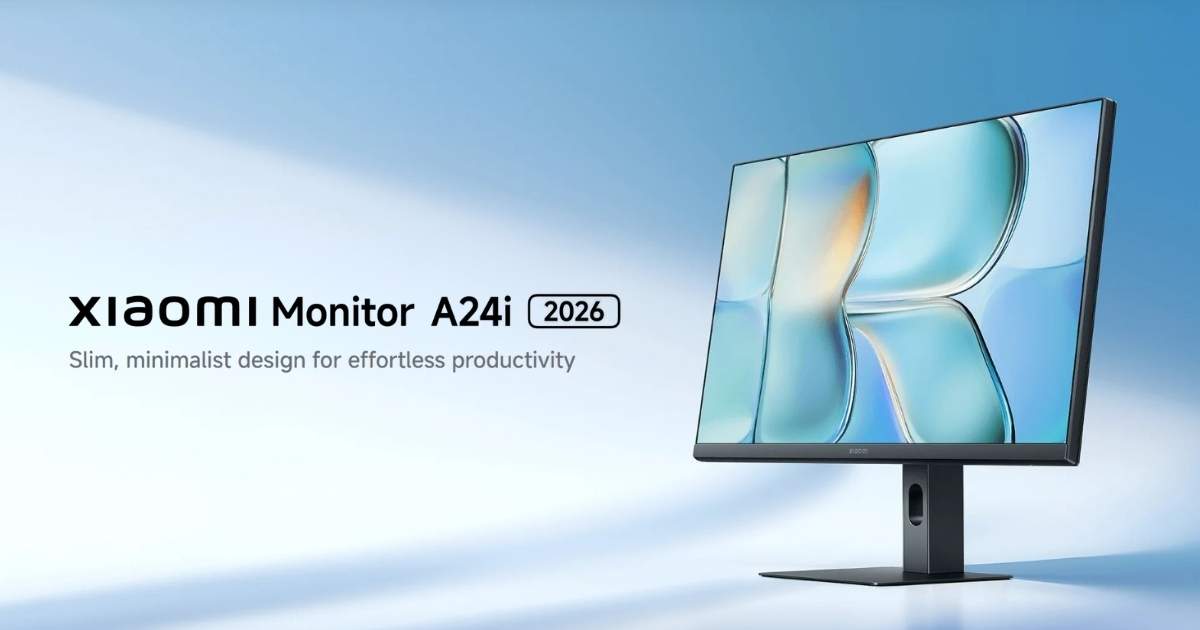 Xiaomi Monitor A24i 2026 Arrives with 144Hz FHD Display and FreeSync!